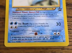 Pokemon Wotc Black Star Promo # 48/53 ""ARTICUNO"" Great Looking Card,,read - Image 3