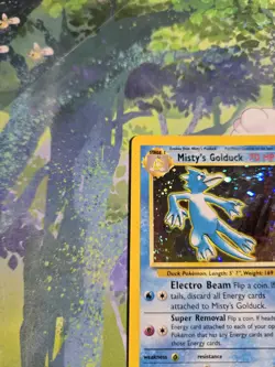 LP Misty's Golduck Holo 12/132 Gym Heroes Pokemon Card - Image 4