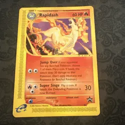 Pokemon TCG Rapidash Black Star Promo Card #51 - Image 1