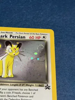 WOTC Dark Persian Black Star Promo 17 2000 Holo Rare Pokemon Card TCG SWIRL - Image 3