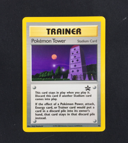 2000 Pokemon Black Star Promo Card #42 Trainer Pokemon Tower NM Unplayed - Image 1