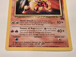 Black Star Promo Arcanine #6 Pokemon Card WOTC Rare 1999 LP+ FREE SHIPPING - Image 2