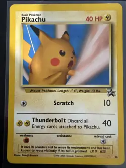 Pokemon Pikachu TCG Snap Promo 26/53 WOTC Black Star Promo Card - Image 1