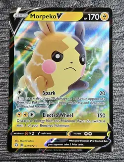 Pokemon - Morpeko V - 037/072 - SWSH Shining Fates - Half Art Card - Image 1