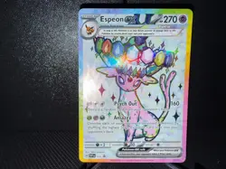 Espeon ex 175 2025 Pokemon Scarlet & Violet Black Star Promo Card NM+ (a) - Image 1
