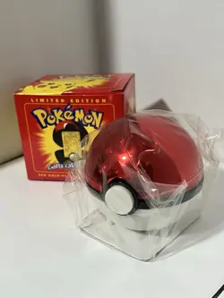 Burger King Pokemon Pikachu 23K Gold Plated Card Red Box Sealed 1999 - Image 1