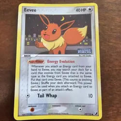 Pokemon Eevee EX Unseen Forces Reverse Holo Card 55/115 TCG - Image 1