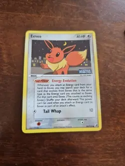 Pokemon Eevee EX Unseen Forces Reverse Holo Card 55/115 TCG - Image 2