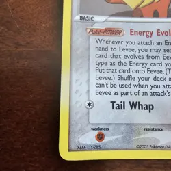 Pokemon Eevee EX Unseen Forces Reverse Holo Card 55/115 TCG - Image 3