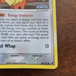 Pokemon Eevee EX Unseen Forces Reverse Holo Card 55/115 TCG - Image 4