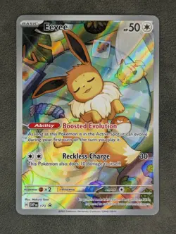 Eevee - 173 Pokemon TCG Promo SV: Scarlet & Violet Promo Cards Near Mint - Image 3