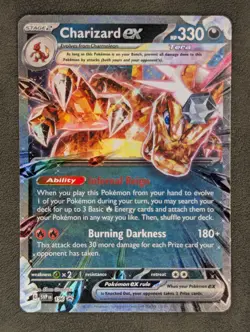 Charizard ex - 196 Pokemon TCG Promo SV: Scarlet & Violet Promo Cards Near Mint - Image 3