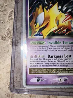 Pokemon TCG Platinum Giratina LV.X Ultra Rare Holo Card 124/127 (LP) - Image 4