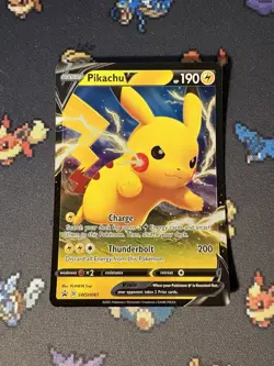 Pokemon Cards Pikachu V SWSH061 Collection Promo - (NM) #1 - Image 1