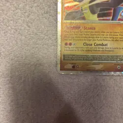 Lucario LV. X Holo Rare Mysterious Treasures D&P 2007 Pokemon Card 122/123 - Image 2