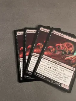 4X Rotting Rats 1x MtG Conflux NM - Image 1