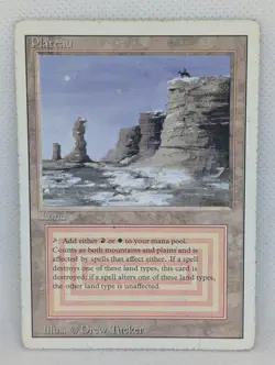 Plateau Revised MTG Magic the Gathering Reserved List Dual Lands EDH vintage - Image 1