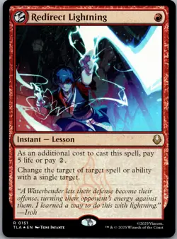 Redirect Lightning R0151 Foil Avatar: The Last Airbender MTG NM Never Played - Image 1
