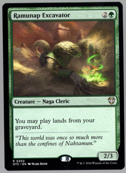 Ramunap Excavator 0202 Non Foil Rare Outlaws of Thunder Junction MTG NM - Image 1