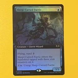 Sleep-Cursed Faerie | Foil Extended Art | R | 334 | WOE | Magic: The Gathering - Image 1