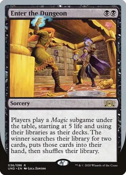 Enter the Dungeon Unsanctioned NM MTG Non-Foil - Image 1