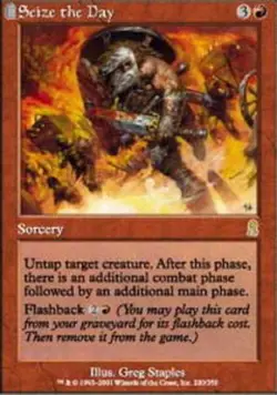 Moderately Played, English - 1 x MTG Seize the Day Odyssey - Image 1