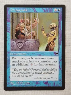 NM Propaganda Tempest Mtg Magic the Gathering - Image 1