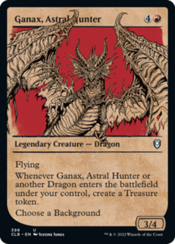 Hero Deal, English - 2 x MTG Ganax, Astral Hunter - Showcase Commander Legends: - Image 1