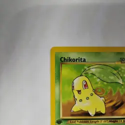 Chikorita 54/111 - 1st Edition Common - Pokemon TCG - Neo Genesis - LP - Image 3