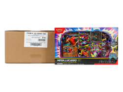 POKEMON TCG MEGA LUCARIO EX FIGURE COLLECTION SEALED CASE 6 CT -d - Image 1