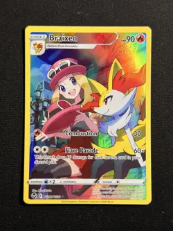 Braixen TG01/TG30 SWSH12: Silver Tempest Trainer Gallery Ultra Rare Pokemon TCG - Image 1