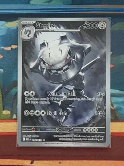 Steelix 150/132 Illustration Rare Pokemon Mega Evolution Pack Fresh - Image 1