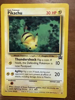 Pokemon TCG Black Star Promo Pikachu #27 - Image 1