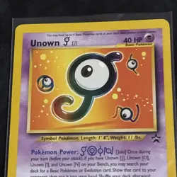 Pokemon Unown J Black Star Promo #38 VLP - Image 5