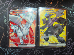 Pokemon Reshiram & Zekrom ex 158 Full Art Ultra Rare Black Bolt White Flare - Image 1