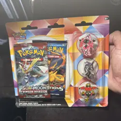 XY Evolutions Sun Moon Crimson Invasion Pin Blister Booster Packs Pokemon Sealed - Image 1