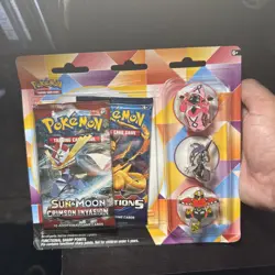 XY Evolutions Sun Moon Crimson Invasion Pin Blister Booster Packs Pokemon Sealed - Image 2