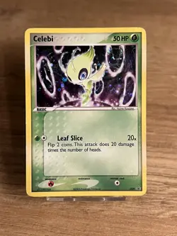 Pokemon TCG Celebi 029 Black Star Promo Holo Foil 2005 - Image 1