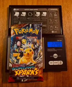 HEAVY Pokemon TCG Surging Sparks - Factory Sealed Booster Pack (22.40g!) - Image 1