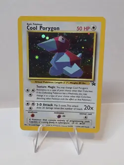 Cool Porygon Holo Black Star Promo LP #15 1999-2000 Pokemon TCG - Image 1