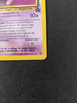 Pokemon 1999-2000 Mew 8 & Mewtwo 14 Black Star Promo WOTC Lightly Played ?? Ship - Image 4