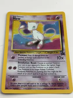 Mew 09/53 Wotc Black Star Promo Holo Rare Pokemon LP - Image 5