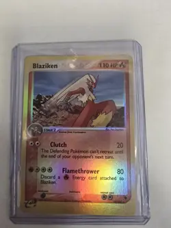 Pokemon TCG- 2003 Blaziken 15/109 Reverse Holo Ruby & Sapphire LP/NM - Image 1