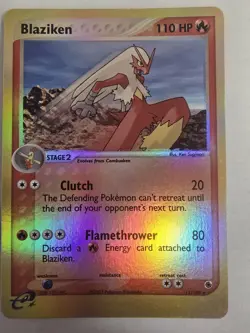 Pokemon TCG- 2003 Blaziken 15/109 Reverse Holo Ruby & Sapphire LP/NM - Image 3