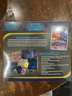Phantasmal Flames Pokemon Center Exclusive Elite Trainer Box ETB Sealed In Hand - Image 4