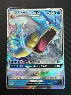 Pokemon TCG Pokemon Gyarados GX SM212 SM Promos NM - Image 1