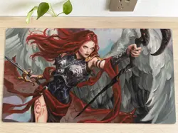 MTG Table Playmat KAALIA OF THE VAST TCG CCG Mouse Pad Trading Card Game Mat - Image 1