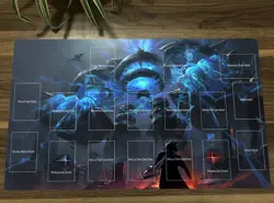 YGO Cat Shark & Gigantic Splight Playmat TCG CCG Trading Card Game Mat Pad - Image 1