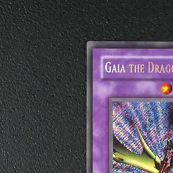 Gaia the Dragon Champion - Secret Rare - YuGiOh! Karte TCG LOB-E102 /W18 - Image 3