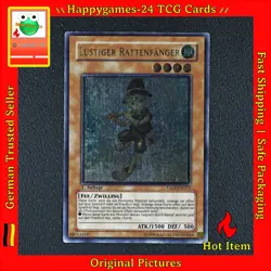 Lucky Pied Piper - 1. Auflage - Ultimate Rare - YuGiOh Karte TCG TAEV-DE021 /U39 - Image 1
